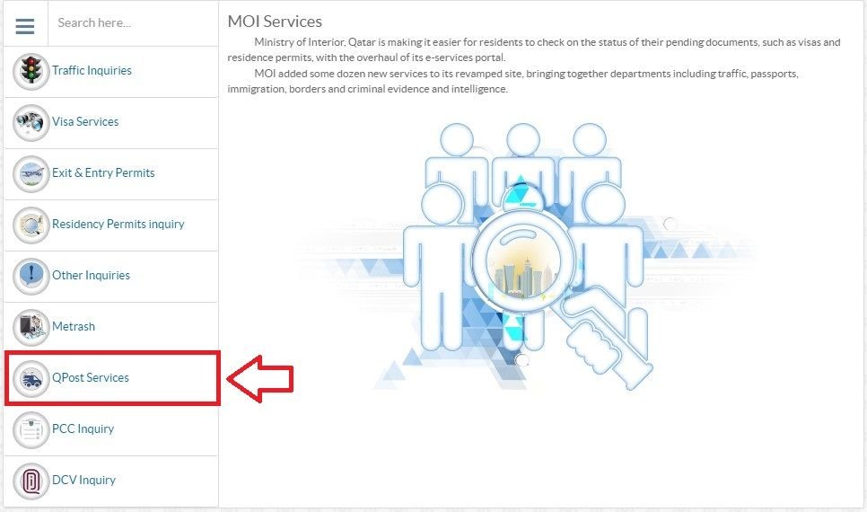 Track Qatar License Delivery Status via QPost