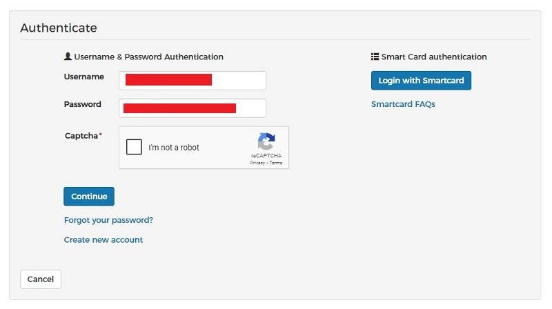 Log In to Your Account- Document Attestation